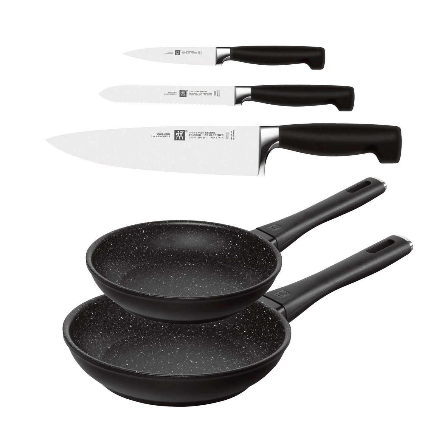 ENSEMBLE DE 3 COUTEAUX ZWILLING QUATRE ÉTOILES