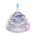 thumbnail image 1 of Cat Turntable Toy, Cat Toy Roller Relieve Boredom Interactive 4  Toy Balls With Spring Star For Kitten Supplies, 1 of 8