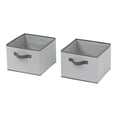 thumbnail image 1 of Mainstays 2PK Collapsible Drawers, Set of 2 Drawers for Hanging Shelf Closet Organizers, Polyester Fabric Bin with Handle for Adults, 1 of 6