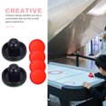 thumbnail image 4 of SHISUYAN 8pcs Light Weight Air Hockey Pushers and Air Hockey Replacement Accessories for Hockey Table Game Accessories ( 2 Pushers, 4 Red and 2 Green Pads ), 4 of 7