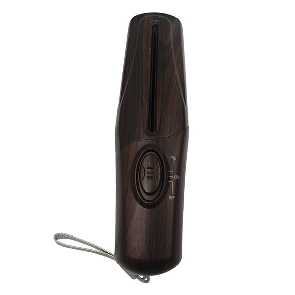 Zorion Handheld Paper Shredder Document Cutter Mini Easy to Use Versatile Office Supply Peach wood color