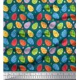 thumbnail image 1 of Soimoi Polyester Crepe Fabric Egg Easter Print Sewing Fabric Yard 52 Inch Wide, 1 of 3