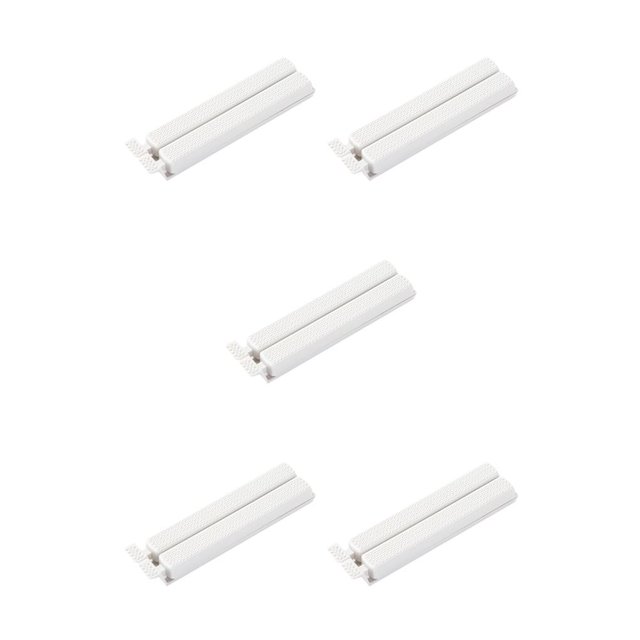 serony 2 Pcs Clip de Scellage Couleur Pure Conservation des Aliments Couleur Pure Pochette à Thé Collation Beige G 5Ensemble