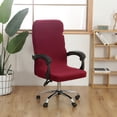 thumbnail image 4 of Solid Color Brushed High Elastic Chair Cover Soft And Comfortable Chair Seat Cover -proof And- Chair Slipcover Suitable For Dining Chair, 4 of 5