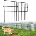 thumbnail image 1 of Animal Barrier Fence No Dig Garden Defense Rabbit Proof Garden Fencing with .in Gaps Metal Rabbit Fence for Garden Dog Blocker Under Barriers ( Panelsft(L) x in(H)), 1 of 9