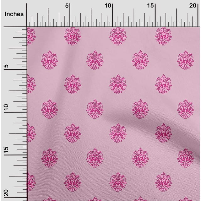oneOone Tissu Polyester Lycra à Motifs Floraux par Yard 56 Pouces de Large
