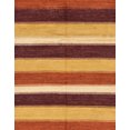 thumbnail image 1 of Ahgly Company Indoor Rectangle Abstract Yellow Abstract Area Rugs, 4' x 6', 1 of 6
