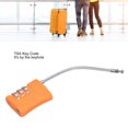 thumbnail image 3 of Sonew TSA Luggage Locks, TSA Approved Cable Luggage Locks, Resettable 3 Digit TSA Combination Padlock Codes, for Travel Bag, Suit Case, Lockers, Gym, Bike Locks, 3 of 7