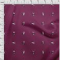 thumbnail image 3 of oneOone Viscose Jersey Fabric Arrow Ikat Decor Fabric Printed BTY 60 Inch Wide, 3 of 5