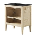 thumbnail image 2 of Modway Elysian 30" Wood Bathroom Vanity in Black Burl, 2 of 10
