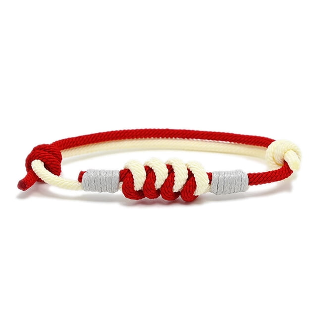 Amzcrzy Bracelet Products Milan Thread Knitting Diamond Knot Friendship Hand Rope Hand Knitting Snake Knot Girlfriend Hand Rope Chinese Bracelet Home Decor Room Decor Home and Kitchen