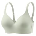 thumbnail image 1 of fheaev Seamless Bras for Women Plus Size No Underwire Push Up Bras Soft Wireless Comfort Adjustable Shoulder Strap Full Coverage Everyday Bra with Soft Support Regular, 1 of 6