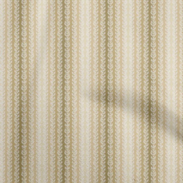 oneOone Polyester Spandex Light Brown Fabric Asian Block Print Craft Projects Decor Fabric Printed By The Yard 56 Inch Wide