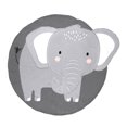 thumbnail image 3 of Animals Baby for Nursery Baby Round Educational Warm Soft Activity Mat Elephant, 3 of 8