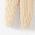 thumbnail image 3 of PatPat 2pcs Baby Girl/Boy Bear Embroidered Textured Top and Pants Set, 3 of 3