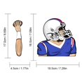 thumbnail image 3 of TopLLC Football Quarterback Wiper Stickers Car Windshield Wiper Stickers Car Car Stickers, 3 of 5