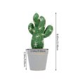 thumbnail image 2 of OULII Faux Cactus Bonsai Mini Cactus Bonsai Plastic Easy to Maintain Living Room 1Pack, 2 of 8