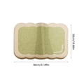thumbnail image 3 of Yhmxh Creamy Style Imitation Sheep's Wool Entrance Mat For Bathroom Water Absorbent Non Slip Great For Home Shower Bathroom Use Washable Rug Anti-slip Rug Rugs for Living Room Outdoor Rug, 3 of 5