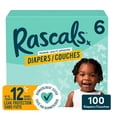 thumbnail image 1 of Couches Rascals Premium, Taille 6, 100 unités, 1 of 9