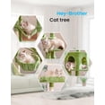 thumbnail image 4 of Cat Tree with Large Hammock MultiLevel Cat Tower for Indoor Cats Cat Condo with SisalCove Scratching Posts and Top Perch Smoky MPJG, 4 of 7