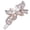White, variant on Hot Sale! Yiteos Polyester Hair Clip, Women Design French Style Hairpin Clip Hair Barettes Butterfly Hair Clips Wedding Brides Hair Accessories, 1 Hairpin