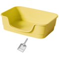 thumbnail image 4 of GROWTH TANK Large Cat Litter Box Enclosure Design Four Seasons High Sided Cat Litter Pan yellow, 4 of 9