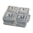 thumbnail image 4 of jifeng Plats de Service Divisés pour Stockage Alimentaire Plateau d'Apéritif pour Noix Collations Biscuits, 4 of 9