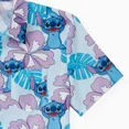 thumbnail image 5 of Disney Chemises pour Hommes Polo Graphique Lilo et Stitch Chemise à Imprimé Floral Tenues d'Été Assorties pour la Famille, 5 of 5