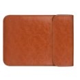 thumbnail image 1 of Walson Housse d'Ordinateur Portable Imperméable en PU, Pochette de Rangement, Sac, Housse d'Ordinateur Bloc-Notes de Remplacement pour MacBook, Jaune, 14,1 Pouces, 1 of 8