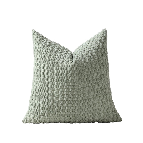 Fareti Farmhouse Couch Throw Pillow Covers, Soft Decorative Cushion Cover, Striped Corduroy Square Modern Pillow Case for Sofa Living Room Bed