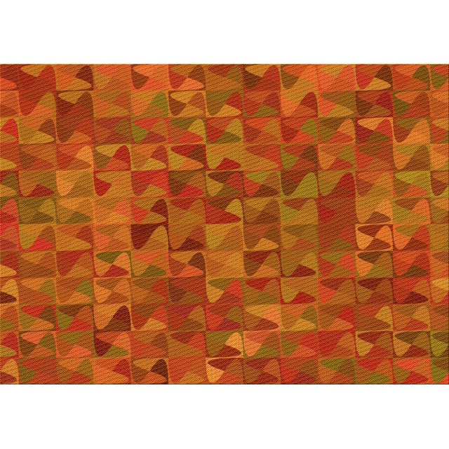Ahgly Tapis Rectangulaire Lavable en Machine Intérieur Transitionnel Orange Néon, 2 Pieds x 3 Pieds
