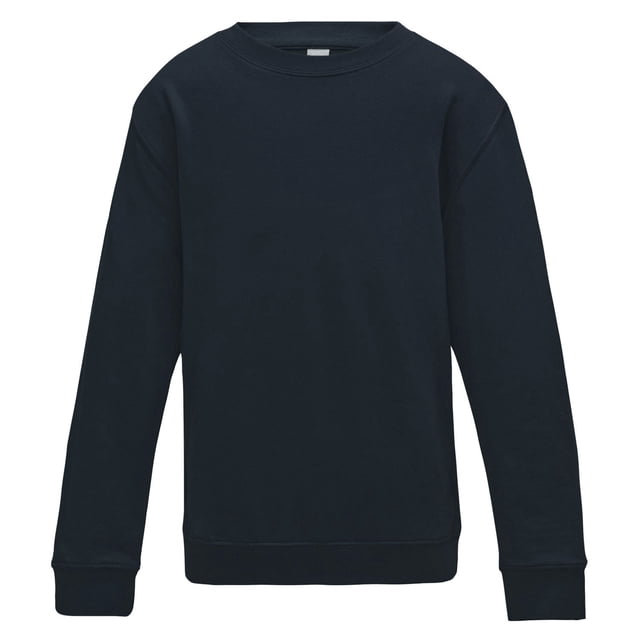 AWDis Just Hoods Boys/Girls Plain Crew Neck Sweatshirt