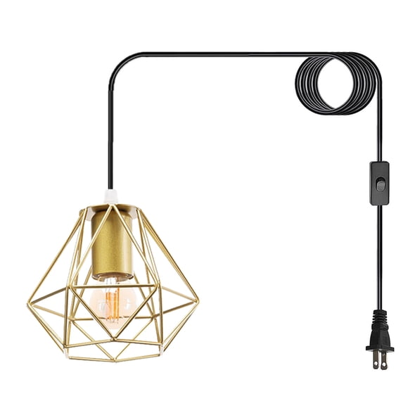Rattan Light Fixtures Ceiling Hanging Light Luxury Dining Room Metal Gold Rattan Light Hanging Pendant Light Plug In