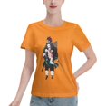 thumbnail image 1 of T-Shirt Basique à Manches Courtes pour Femmes Demon Slayer : Tanjirou et Nidouzi, 1 of 6