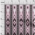 thumbnail image 1 of oneOone Georgette Viscose Fabric Stripe & Geometric Ikat Print Sewing Fabric BTY 42 Inch Wide, 1 of 1