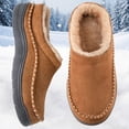 thumbnail image 2 of Pantoufles d'Hiver d'Intérieur pour Hommes Confortables et Douces Chaussures d'Hiver pour Hommes Pantoufles de Maison d'Hiver Chaussures d'Intérieur Pantoufles d'Intérieur en Molleton pour Hommes 11-12, 2 of 9