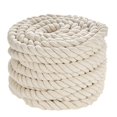 thumbnail image 3 of Cotton Rope, Strong 0.79in 3-Strand Twist Rope, 50ft Twisted Cord for DIY Bed Swings, Pet Toys, Baskets, Bags, Decorative Projects(Beige), 3 of 6