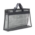 thumbnail image 1 of Unique Bargains Handbag Dust Bags, S Size PVC Dustproof Transparent Purse Protector, Gray, 1 of 5