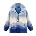 thumbnail image 1 of XASZHN Veste Utilitaire Vintage Décontractée pour Enfants Mode Hiver Tendance Col Bleu 7-8 Ans, 1 of 6