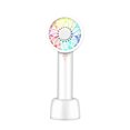 thumbnail image 2 of Handheld Fan Adjustable Rechargeable Portable Cooling Device Travel Battery Operated Outdoor Brushless Plastic Cooler Gift White with Light, 2 of 9