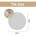 thumbnail image 2 of film Protecteur Transparent pour Table Épais Nappe en Plastique Transparent Adaptée aux tables Rondes, 2 of 6