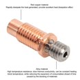 thumbnail image 4 of 4pcs 3D Printer All Metal Heatbreak, Replacement Copper Alloy Extruder Throat Tube for 3D Printer Accessories., 4 of 8