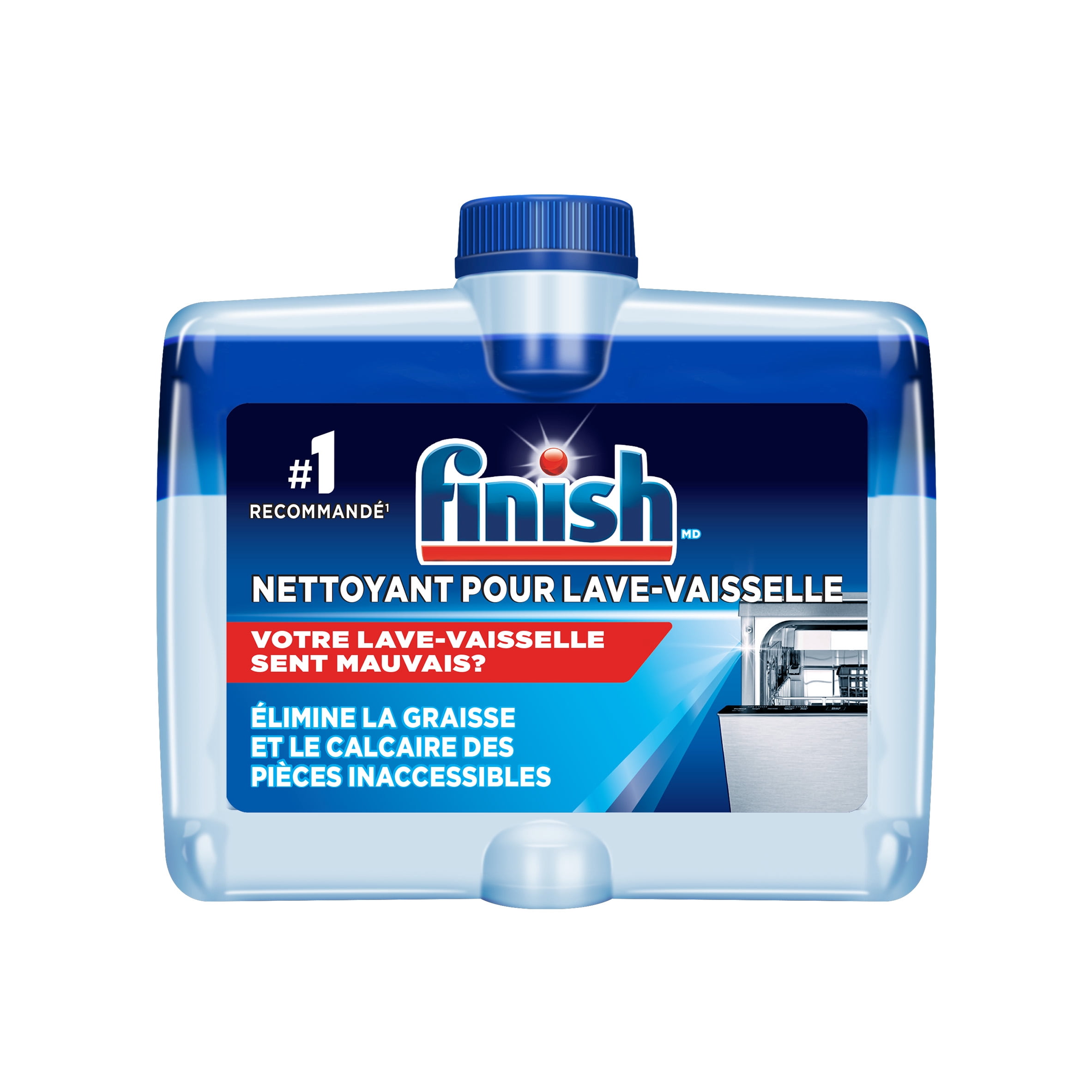 Finish Dual Action Dishwasher Cleaner, Original, Fight Grease & Limescale, 250 mL