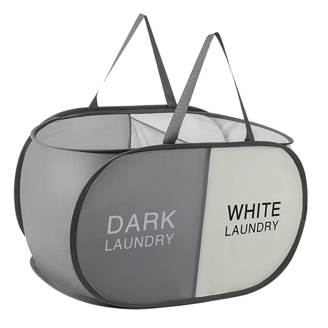 TIELUTT Laundry Durable Up Hamper with 2 Compartments for Sort And Storage Multiple Laundry Organizer under the Bed Hamper Laundry Cat Rose Laundry Hamper Bathroom Hamper with