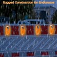 thumbnail image 3 of 4 Pcs Solar Strobe Lights, Warning Light LED, Warning Lamp, Waterproof and Dustproof, Powered by Solar, for Construction Safety Road Signs Flash Traffic Lights, 3 of 6