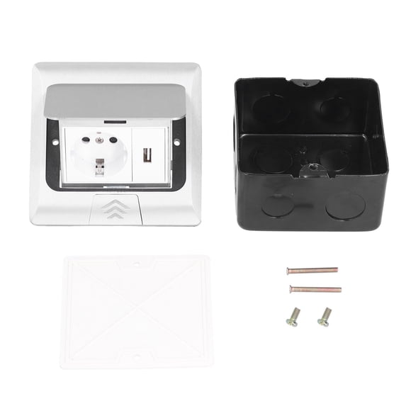 Floor Electrical Outlet, Embedded Floors Socket USB Interface Power Accessories For Office For Shopping Malls Slow Pop Up