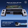 thumbnail image 2 of EasySMX M05 Hall Effect Type-C Mobile Gaming Controller for iPhone 15/16/17, Android, Cloud Gaming & Xbox, 2 of 9