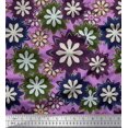 thumbnail image 1 of Soimoi Rayon Fabric Artistic Floral Printed Fabric 1 Yard 42 Inch Wide, 1 of 3