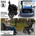 thumbnail image 2 of MAJESTIC IQ-8000 New Remote & Joystick Controlled Mobility Aid Lightweight Foldable Electric Wheelchair, 2 of 5