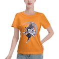 thumbnail image 1 of T-Shirt Basique à Manches Courtes pour Femmes Demon Slayer Ninja Papillon, 1 of 6